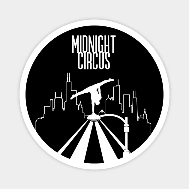 Midnight Circus Tour 2024 (White) Magnet by Midnight Circus